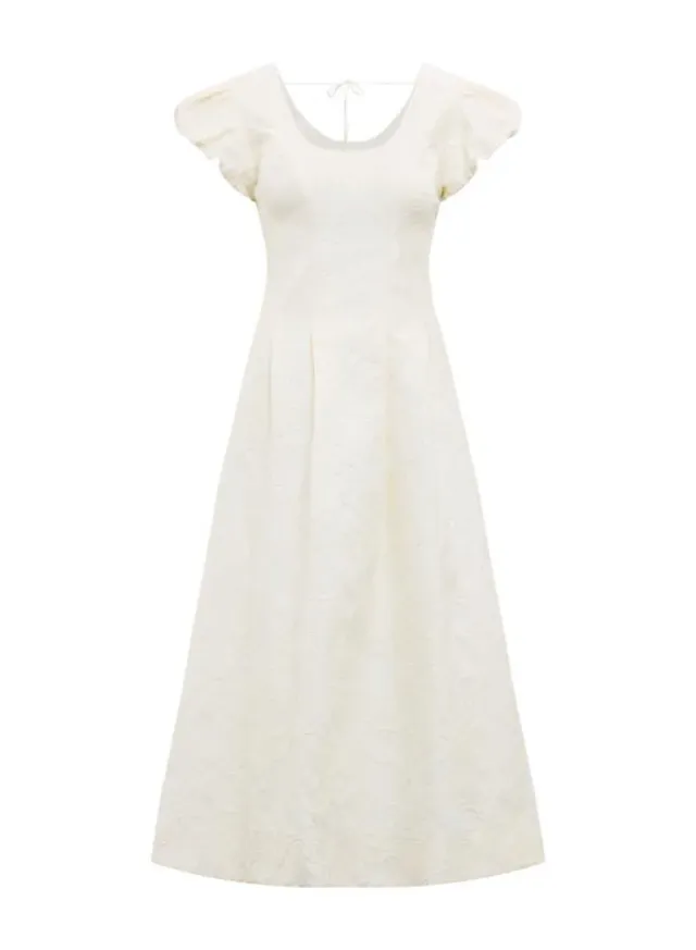 Lily Scoop Jacquard Midi – image 5