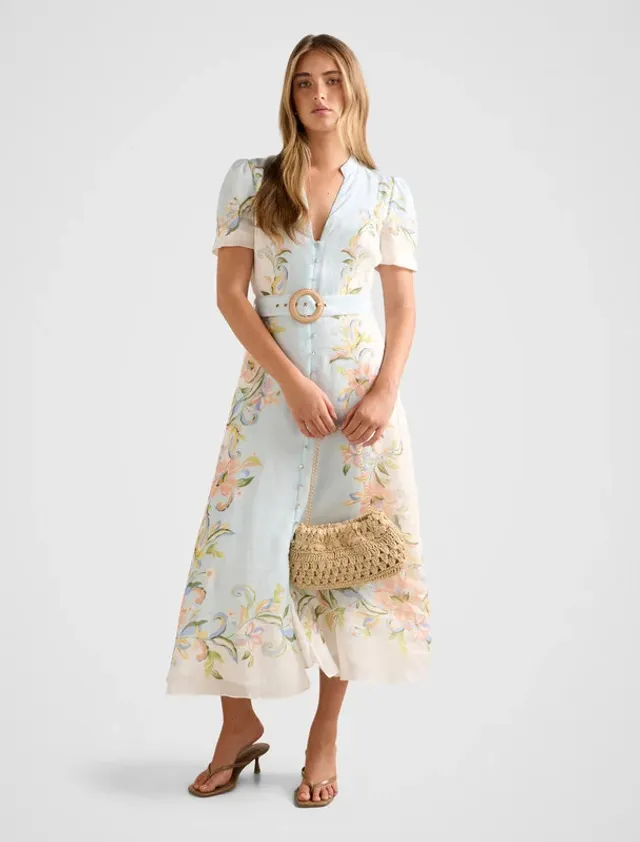 Briana Printed Shirt Dress – صورة 2