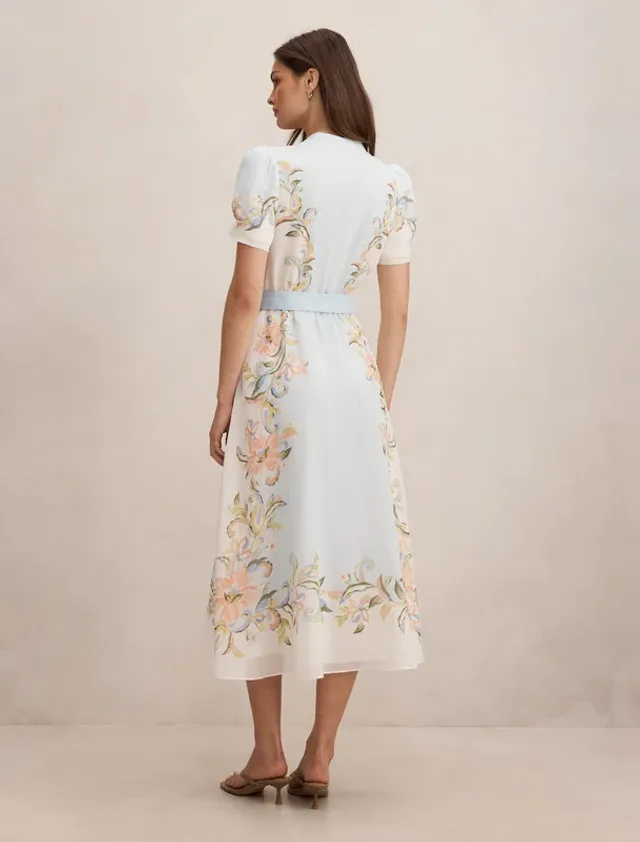 Briana Printed Shirt Dress – صورة 3