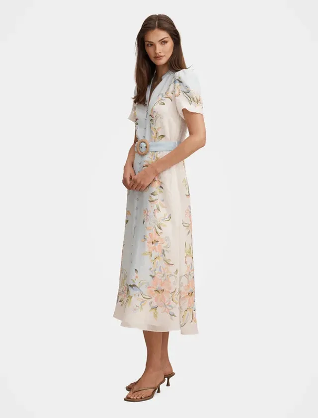 Briana Printed Shirt Dress – صورة 6