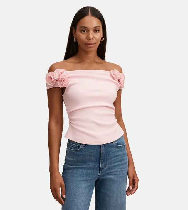 Cara Rosette Bardot Top