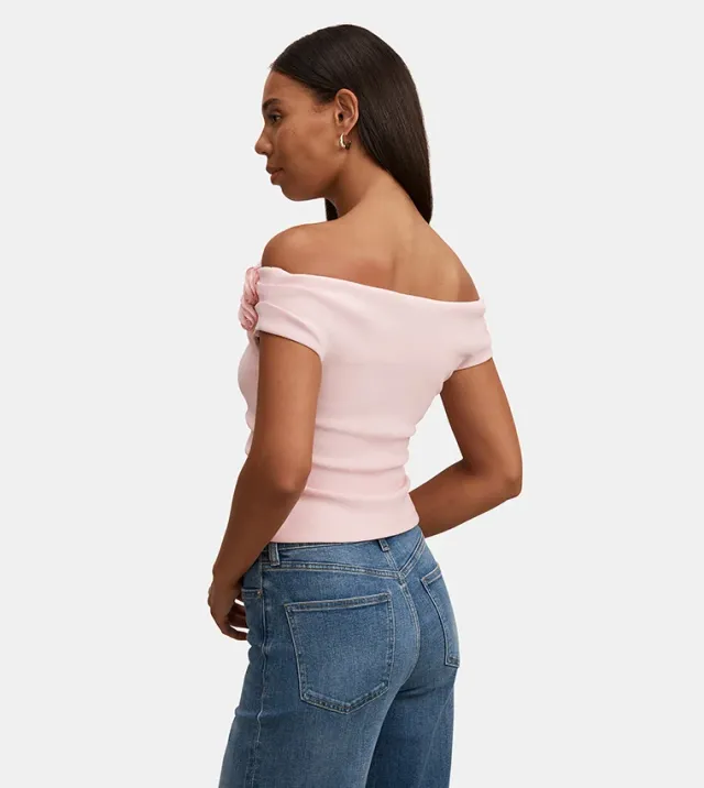 Cara Rosette Bardot Top – صورة 3