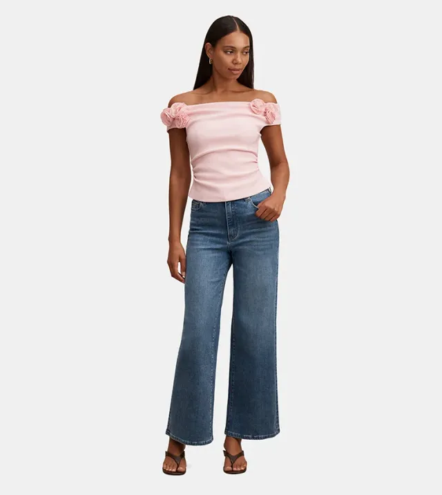 Cara Rosette Bardot Top – صورة 5