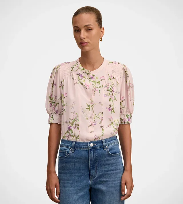 Evie Shirring Blouse