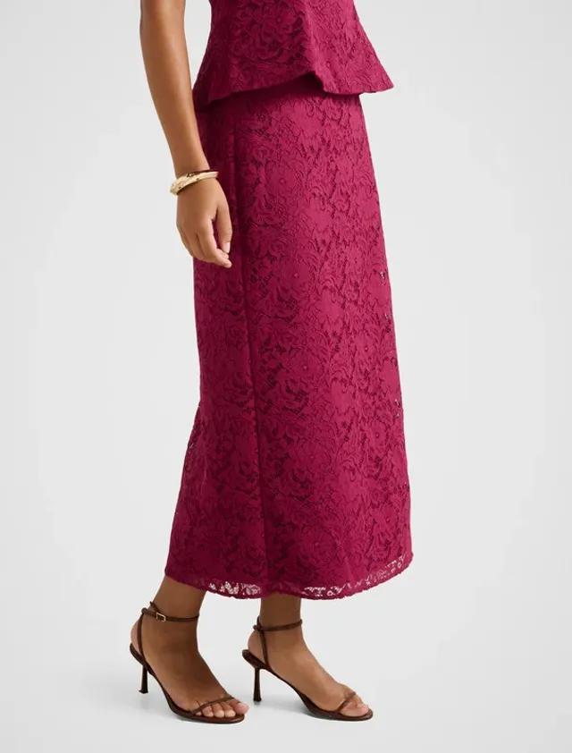 LORETTA Lace Midi Skirt – image 4