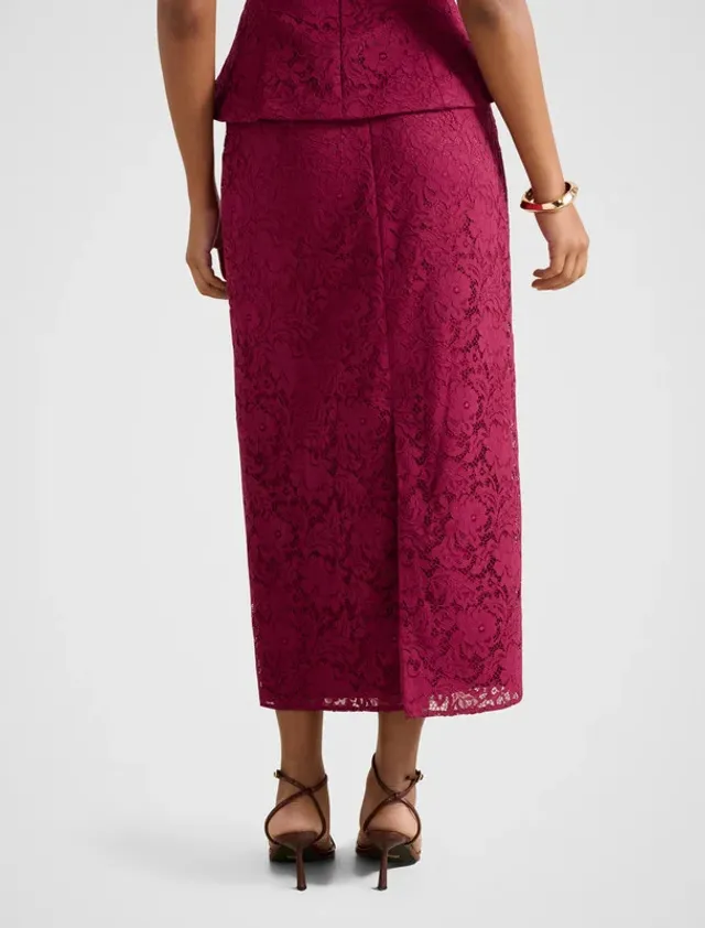 LORETTA Lace Midi Skirt – صورة 2