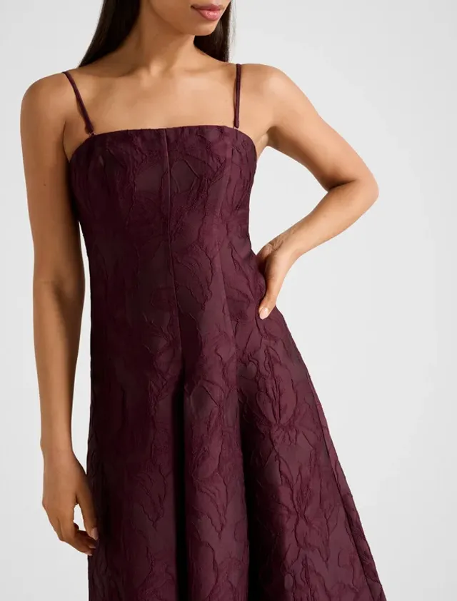 Charlotte Strapless Jacquard Midi – image 6