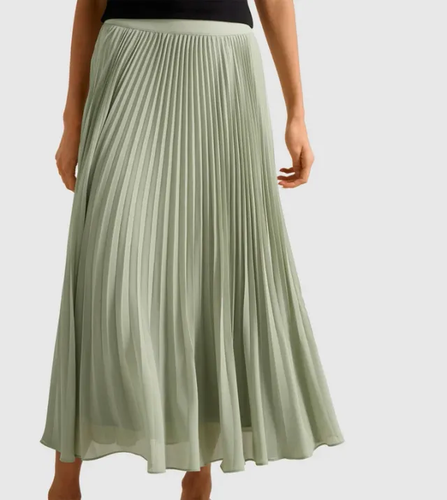 AURORA Pleated Midi Skirt – صورة 3
