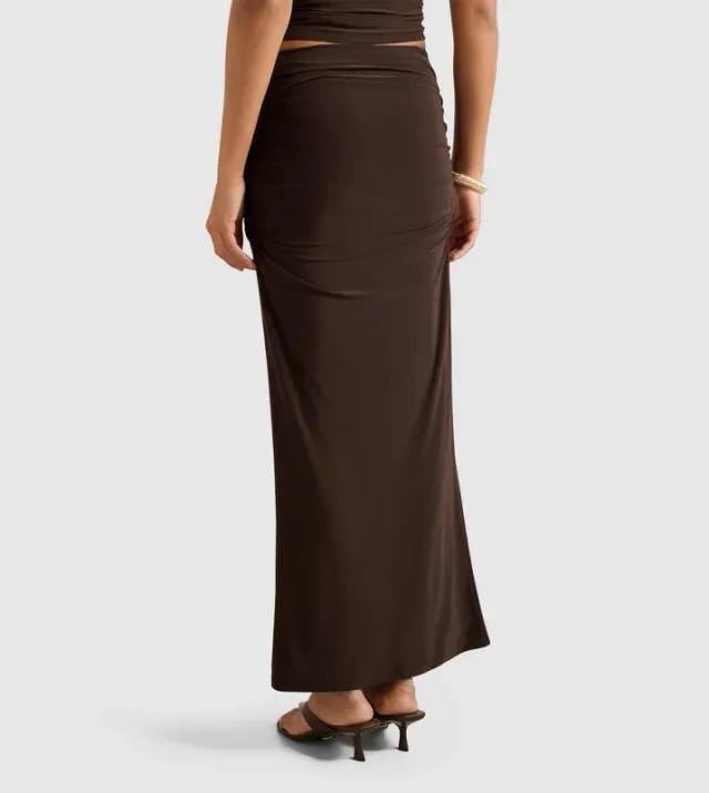 JAZELLE Jersey Maxi Skirt – صورة 3