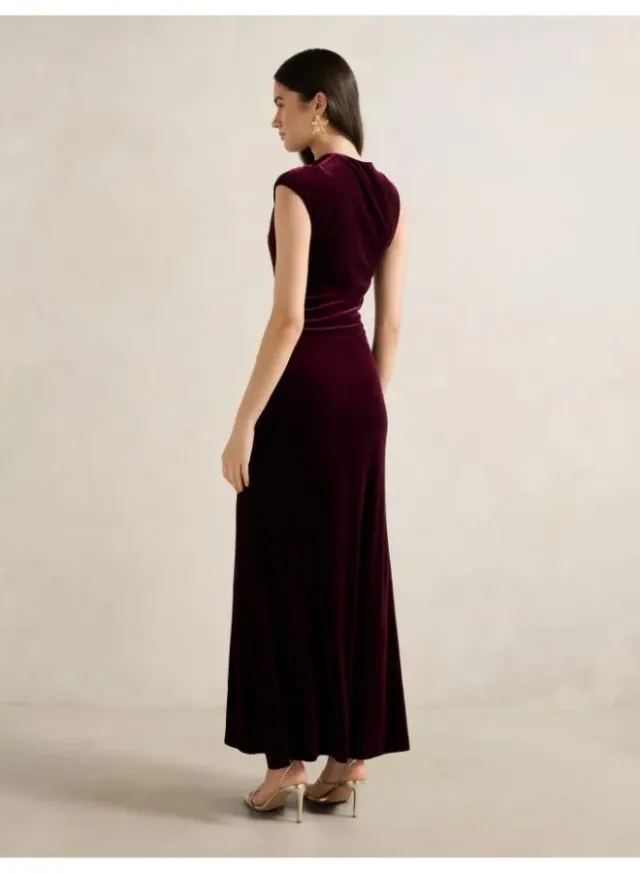 Jordana Asym Velvet Maxi – image 2