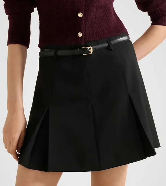 Delilah Belted Mini Skirt