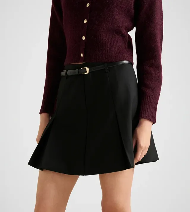 Delilah Belted Mini Skirt – صورة 2