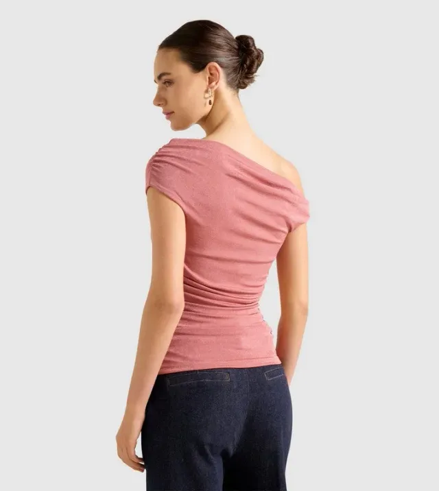 Mia Twist Shoulder Top – image 3