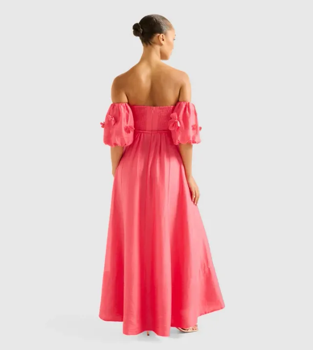 CORA Floral Applique Maxi Dress – صورة 2