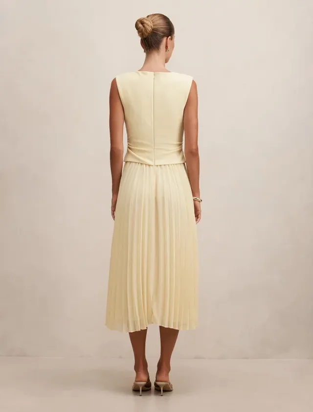 Emilia 2 in 1 Pleated Midi – صورة 2