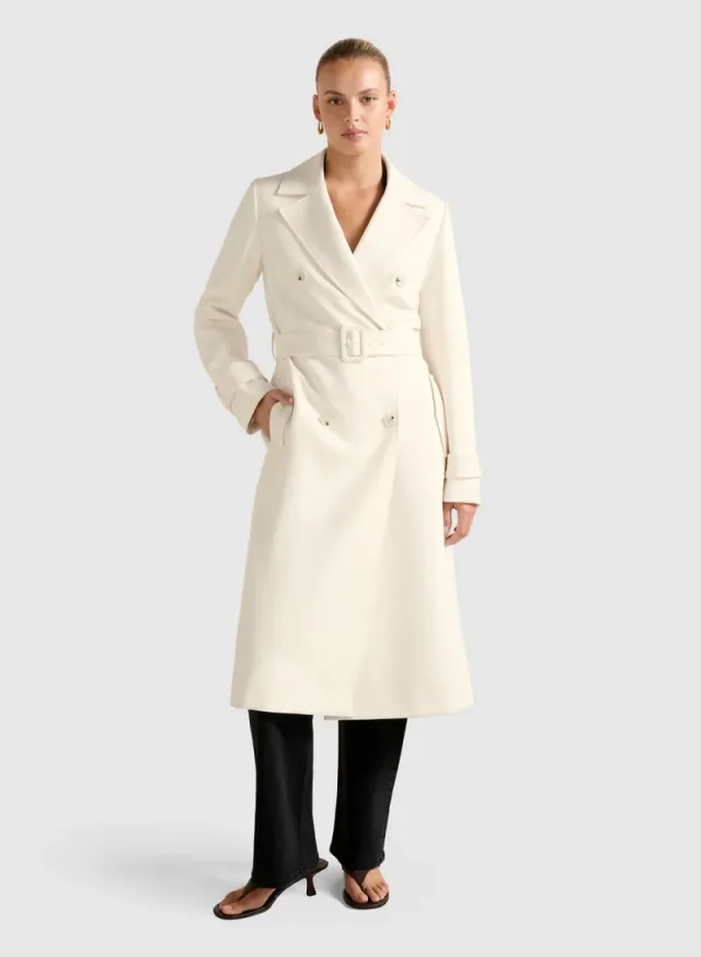 LYDIA Crepe Trench Coat – image 2