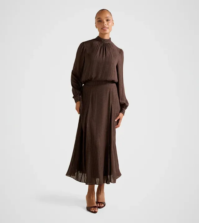 Preslee Neck Tie Blouse – صورة 5