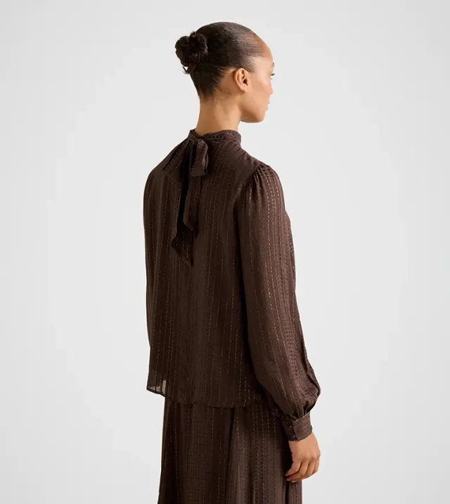 Preslee Neck Tie Blouse – image 3