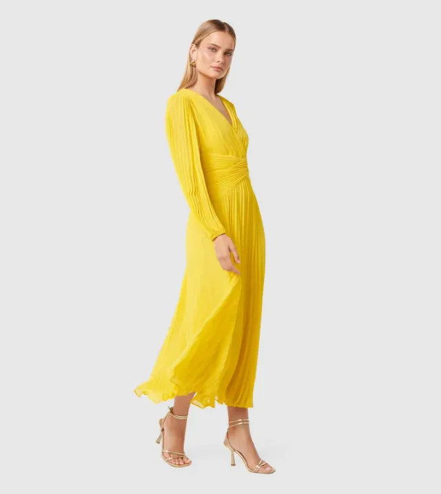 JOCELYN Accordion Pleated Midi Dress – image 4
