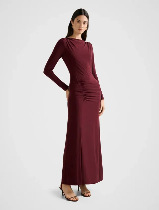 CHERIE Jersey Long Sleeves Maxi Dress – صورة 4