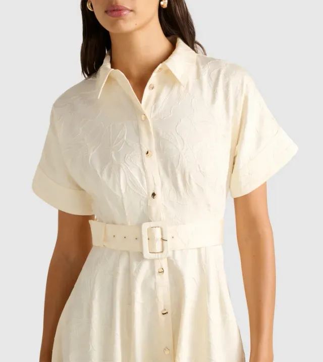 JUDITH Jacquard Shirt Dress – صورة 3