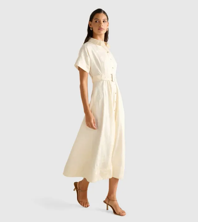 JUDITH Jacquard Shirt Dress – صورة 4