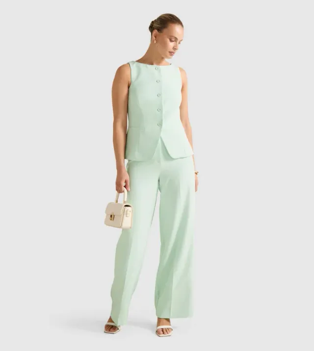 ORCHID Boat Neck Waistcoat