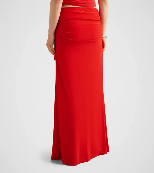 Mimi Flute Maxi Skirt – صورة 3