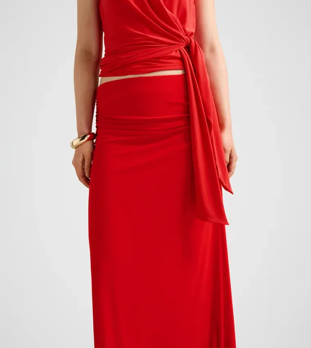 Mimi Flute Maxi Skirt – صورة 4