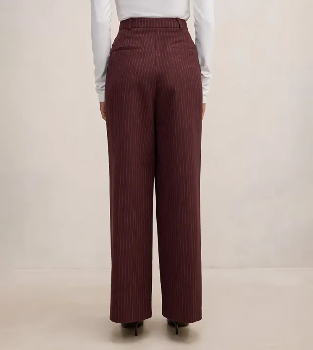 Paloma Petite Pinstripe Wide Leg Pant – image 2