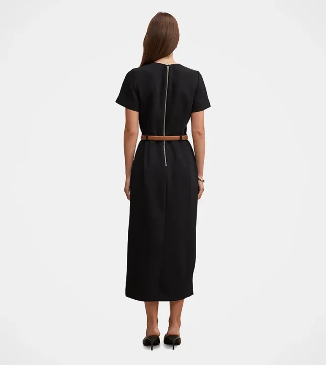 Bailee Belted Tailored Midi – image 2