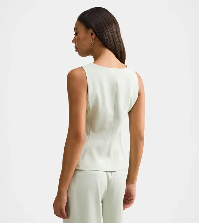 Veda V Neck Waistcoat – صورة 3