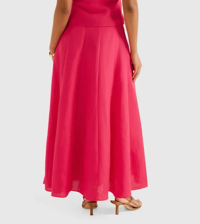 GEORGINA Godet Maxi Skirt – image 3