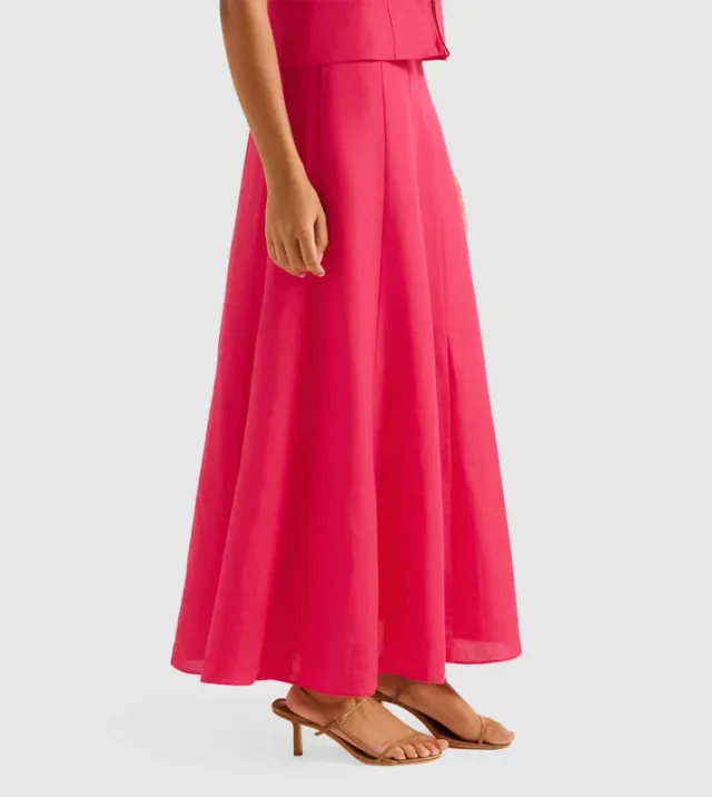 GEORGINA Godet Maxi Skirt – image 5