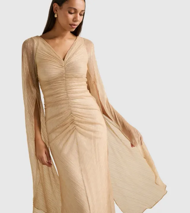 MONIQUE V-Neck Maxi Dress – صورة 3