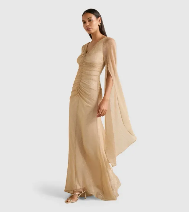 MONIQUE V-Neck Maxi Dress – صورة 4