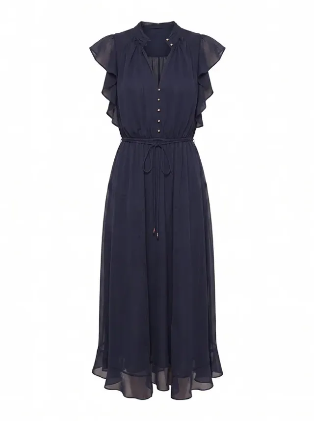 Maxwell Flutter Sleeve Midi – image 6