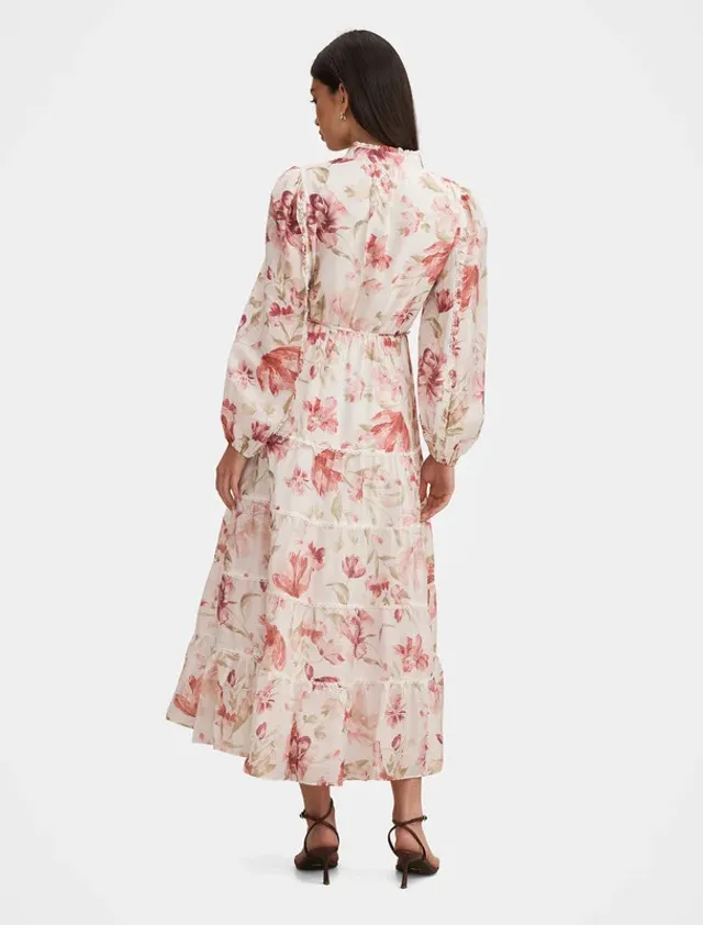 Dr19659-Pink Women's Mid Dress – image 2