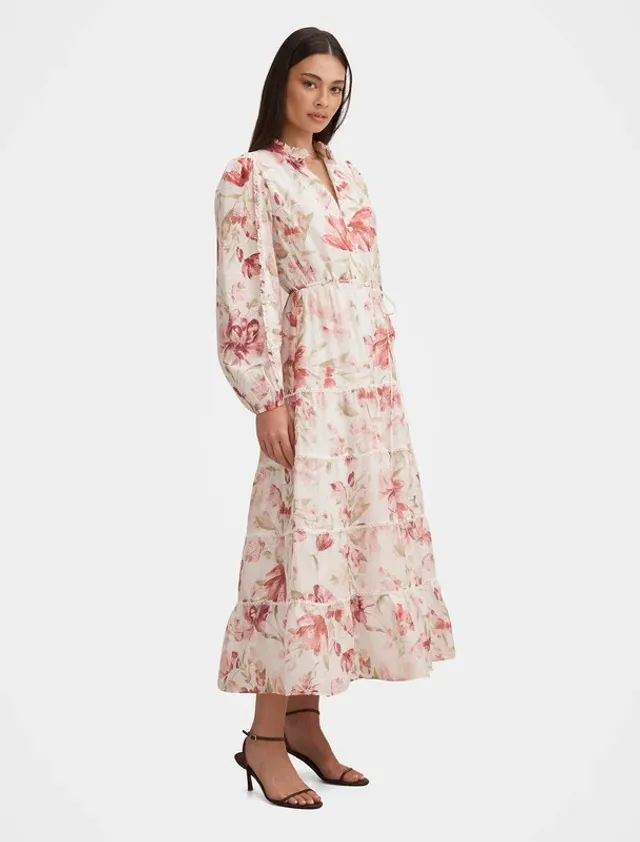 Dr19659-Pink Women's Mid Dress – image 5