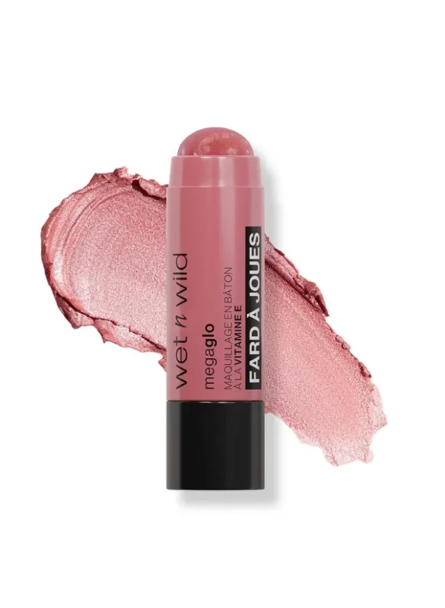 Mega Glo Vitamin And Make-Up Stick Blush - Dusty Pink