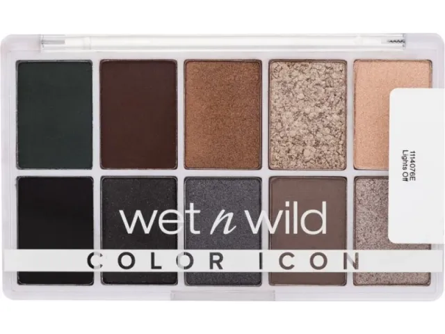 Wet N wild 10-Pan Shadow Palette Lights Off