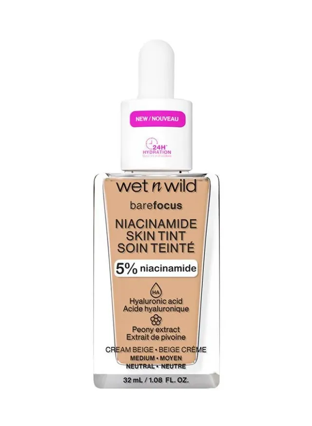 Wet n wild Bare Focus Niacinamide Skin Tint Light Medium Sand