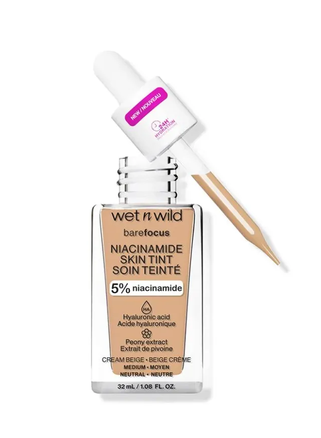 Wet n wild Bare Focus Niacinamide Skin Tint Light Medium Sand – image 4