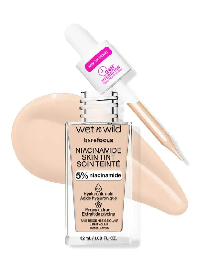 Wet n wild Bare Focus Niacinamide Skin Tint Light Medium Sand – image 3