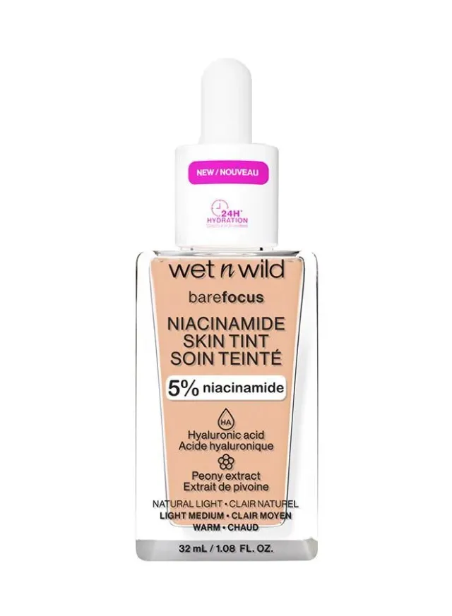 Wet n wild Bare Focus Niacinamide Skin Tint Light Medium Sand