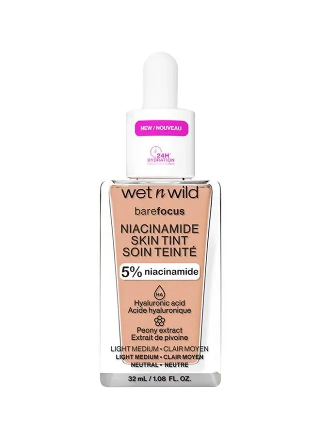 Wet n wild Bare Focus Niacinamide Skin Tint Light Medium Sand