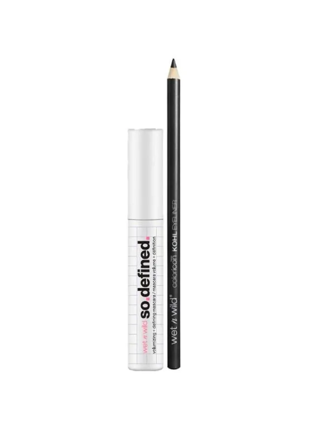 Mega Volume So Defined Volumizing Mascara + Color Icon Kohl Eyeliner Pencil Set