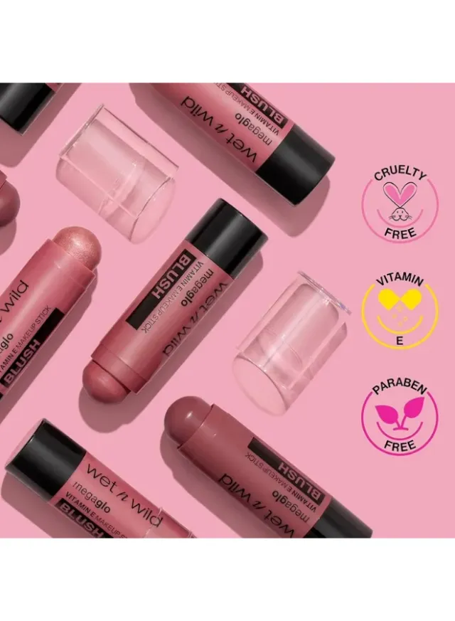 Mega Glo Vitamin And Make-Up Stick Blush - Current Jam – image 4