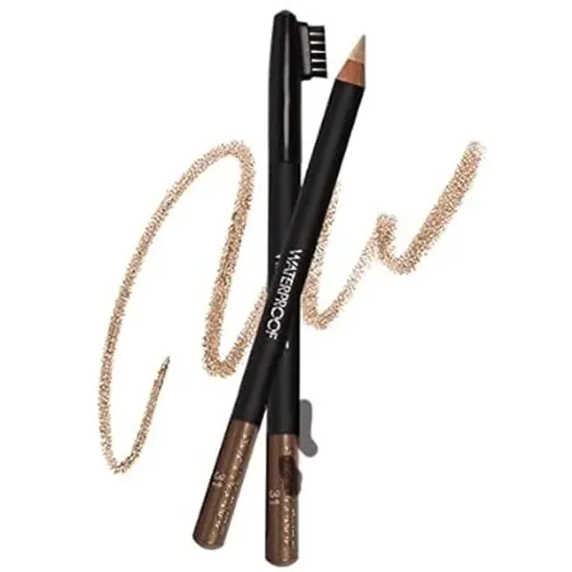 2 in 1 Pencil Soft Beige Cool Dark Brown