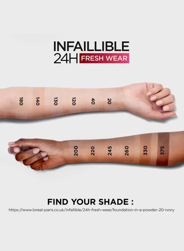 Infaillible 24H Fresh Wear Foundation In A Powder - 40 Cashmere – image 5